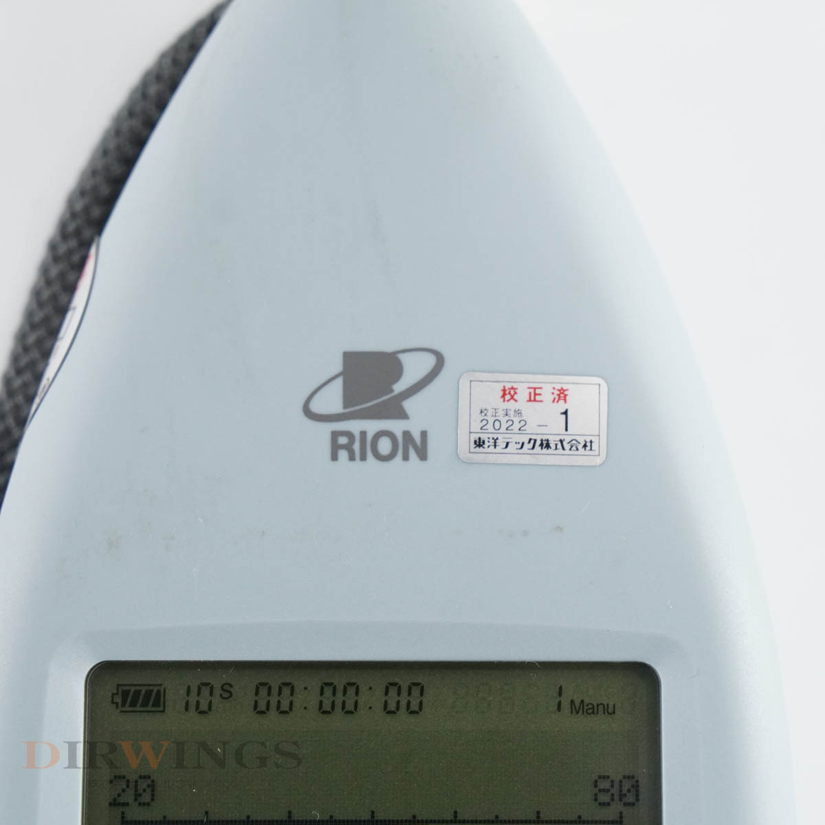 [DW] 8日保証 01/2022CAL NL-20 RION NH-21 UC-52 リオン SOUND LEVEL METER 普通騒音計 サウンドレベルメーター 取扱説明 ...[04621-0081]_画像4