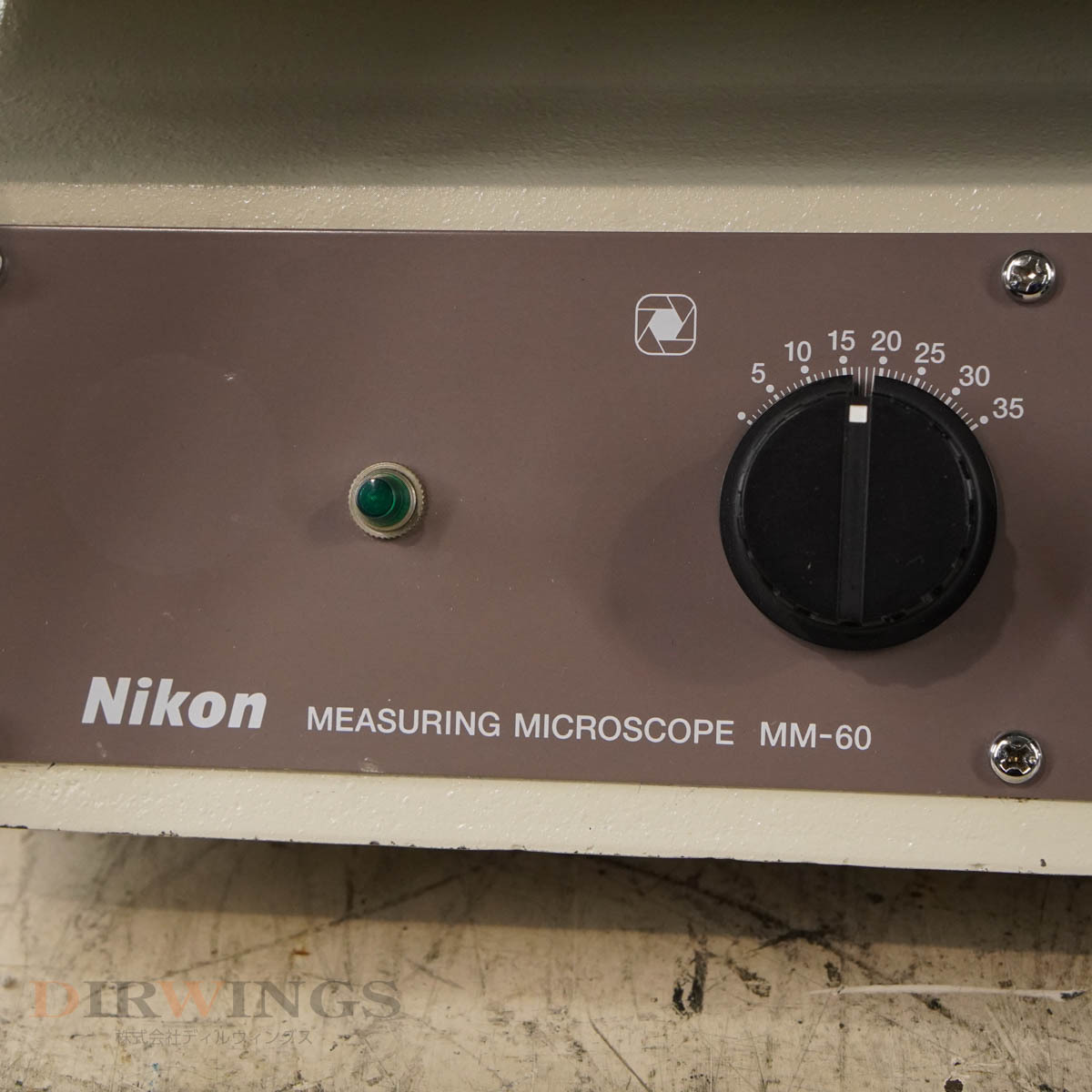 [JB] гарантия нет MM-60 NIKON CFWN10×/20 SC-213 10x6 Nikon MEASURING MICROSCOPE измерение микроскоп AC адаптор шнур электропитания [05899-0025]
