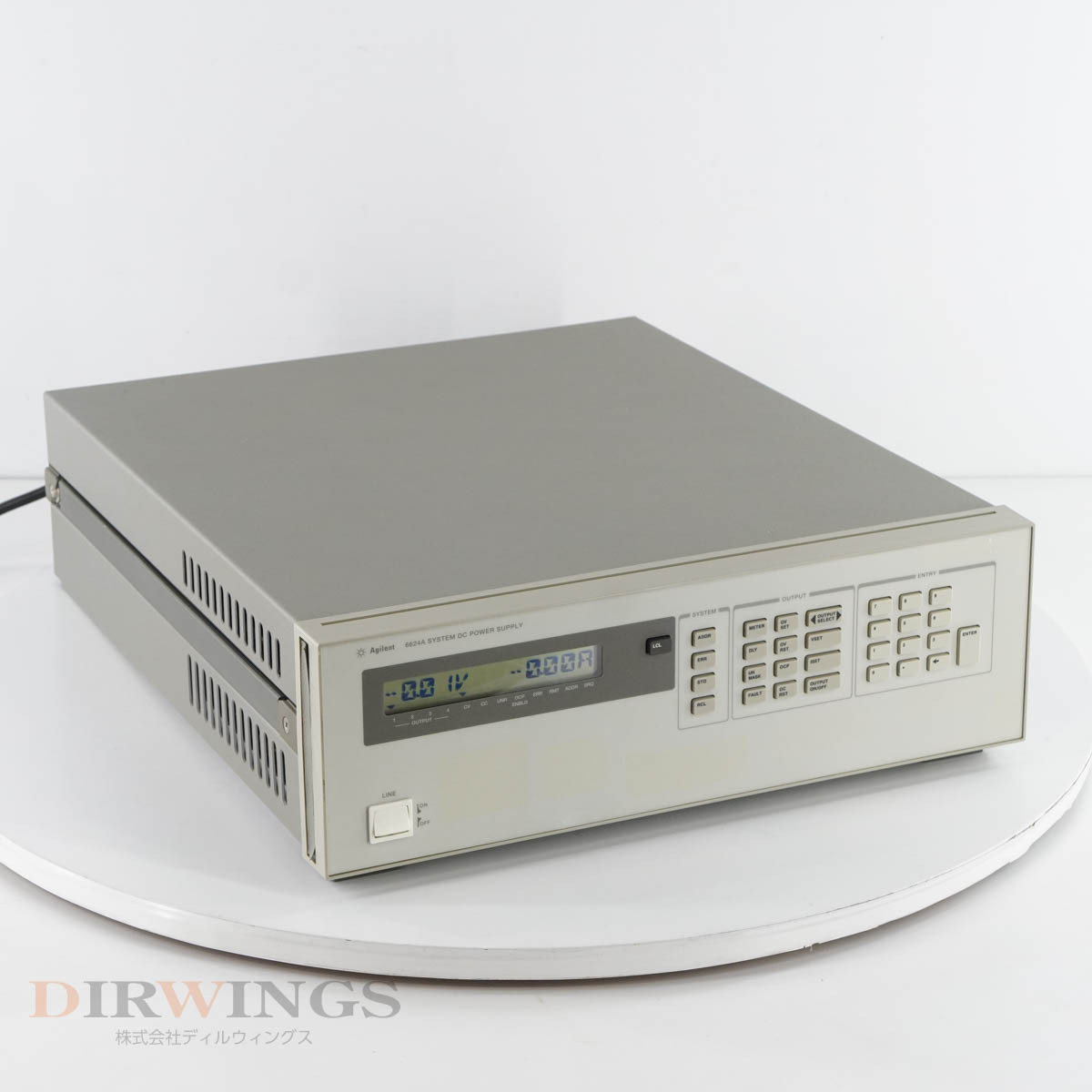 [DW] 8日保証 6624A Agilent アジレント hp Keysight キーサイト SYSTEM DC POWER SUPPLY システム電源 DC電源[05791-0774]_画像1