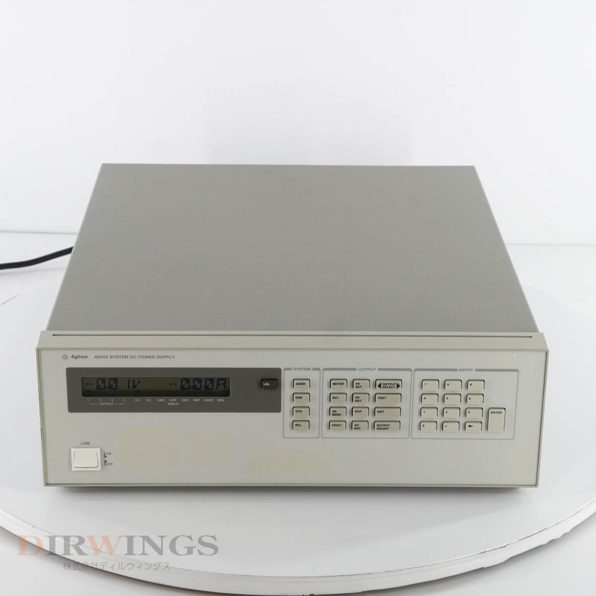 [DW] 8日保証 6624A Agilent アジレント hp Keysight キーサイト SYSTEM DC POWER SUPPLY システム電源 DC電源[05791-0774]_画像3