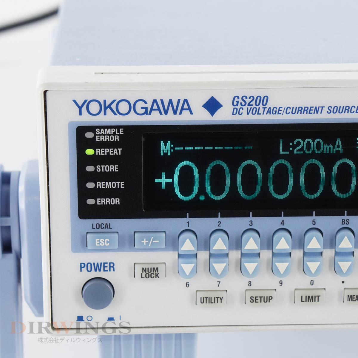 [DW] 8日保証 GS200 GS210-1-M/MON/C10 YOKOGAWA 横河 DC VOLTAGE/CURRENT SOURCE 直流電圧/電流源 電源コード 取扱説明書[05890-0061]_画像4