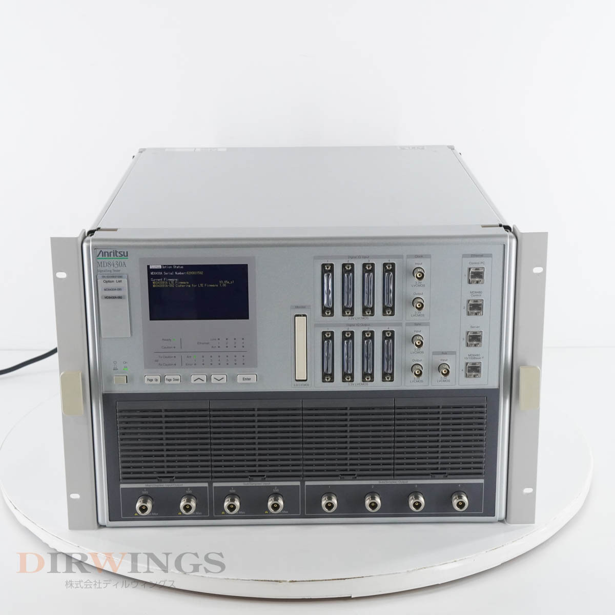 [DW] 8 day guarantee MD8430A Anritsu OPT 090 092 Anne litsuSignalling Testersigna ring tester basis ground department simulator [05899-0054]