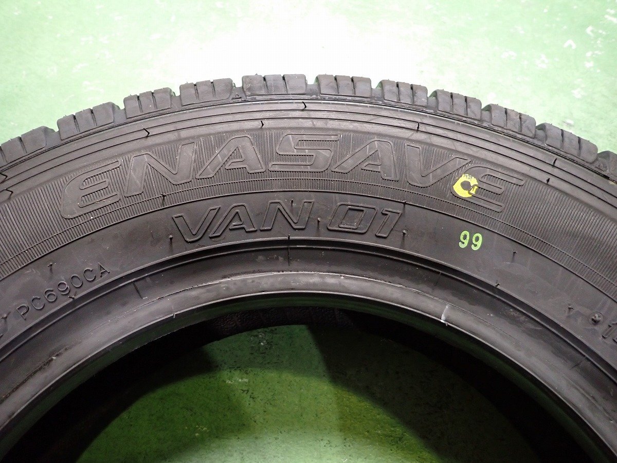 GM2979【送料無料145/80R12 80/78N】4本 2024年製 ダンロップ エナセーブ VAN01 未使用 新品夏タイヤ 軽トラ 軽バンへ ≪即決有り≫_画像5