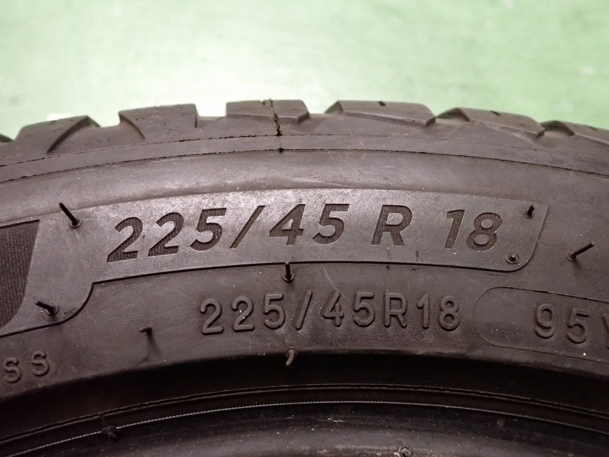 RK3636【送料無料225/45R18】1本 ミシュラン CROSS CLIMATE2 2022年製 オールシーズンタイヤ クラウン マークX《即決あり》_画像6