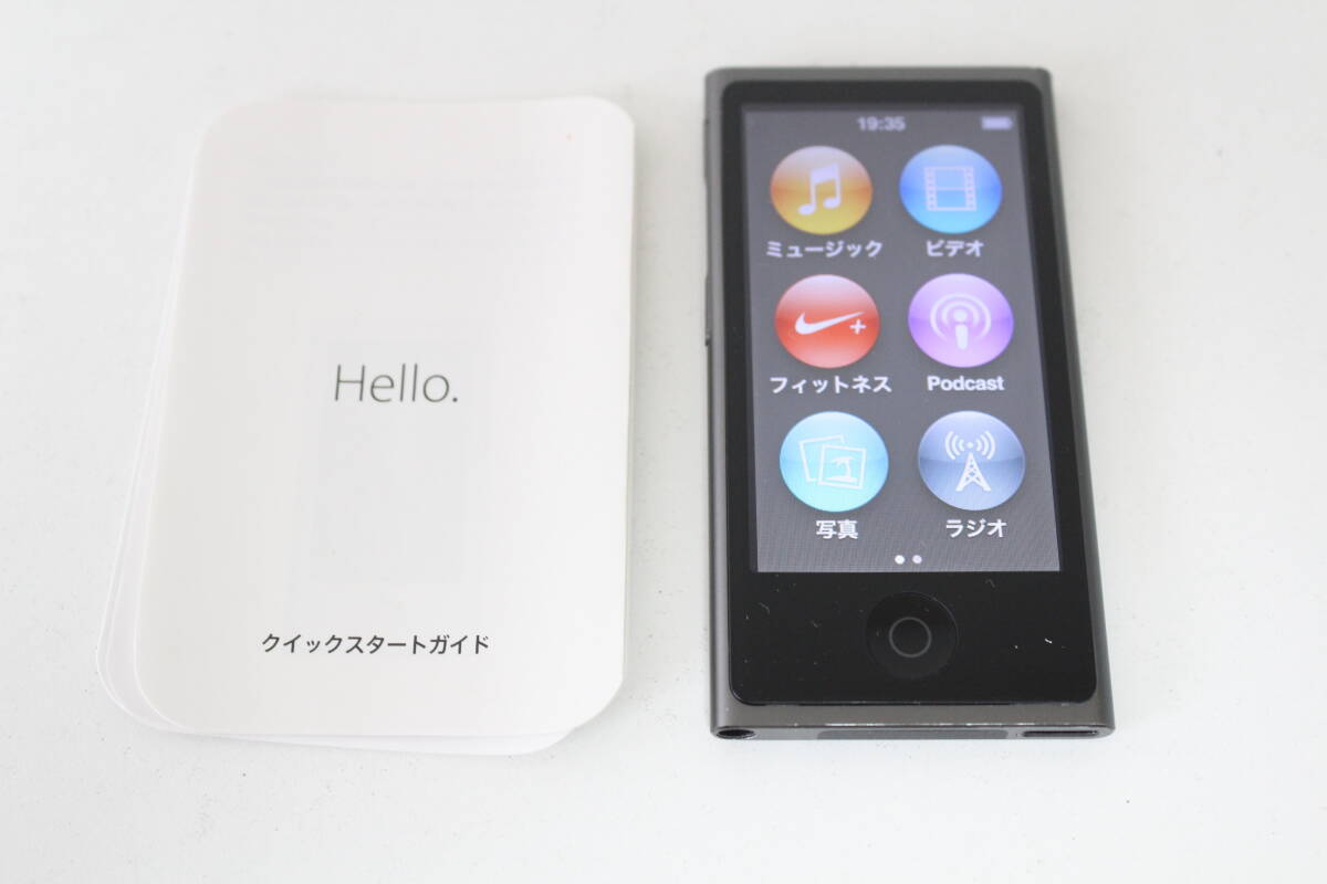 Apple iPod nano 第7世代 16GB MKN52J/A スペースグレイ(AO1)の画像1