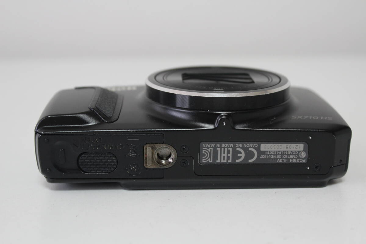 液晶難あり Canon デジカメ PowerShot SX710HS ブラック(AO2)_画像5