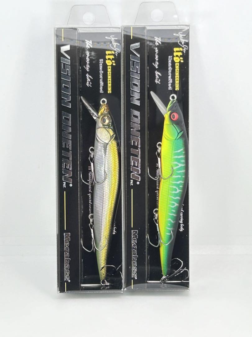  Megabass Vision one ton 2 piece set unopened MAT TIGER & HT ITO TENNESSEE SHAD VISION 110 ONETEN