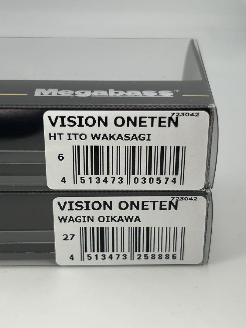  Megabass Vision one тонн 2 шт. комплект нераспечатанный товар HT ITO WAKASAGI & WAGIN OIKAWA VISION 110 ONETEN MEGABASS