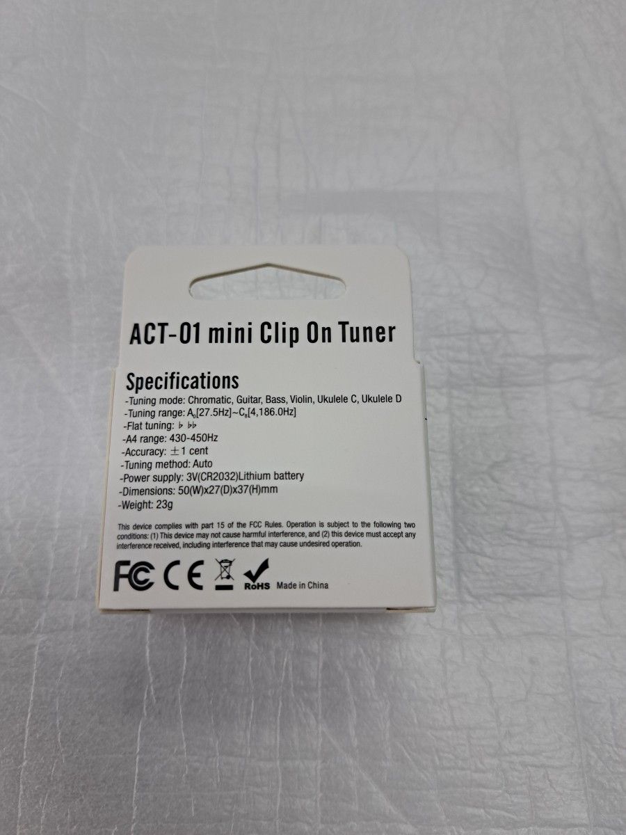 ARIA ACT-01 mini クリップチューナー クロマチックチューナー アリア