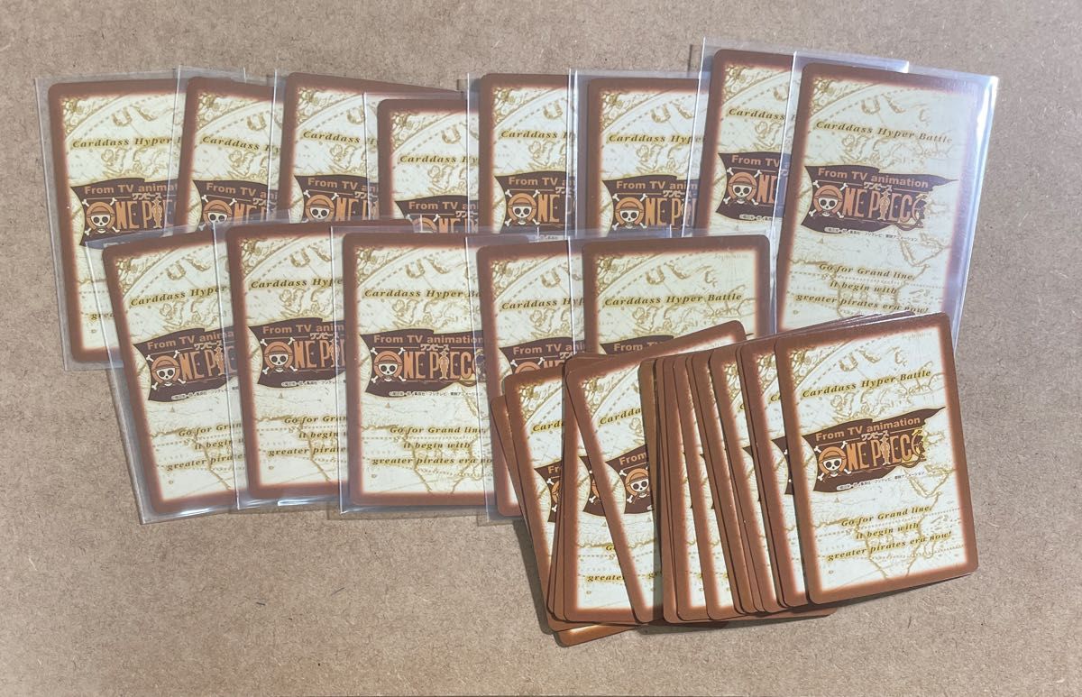 ONE PIECE カード　ワンピース　カードダス　ハイパーバトル　初期　約　34枚