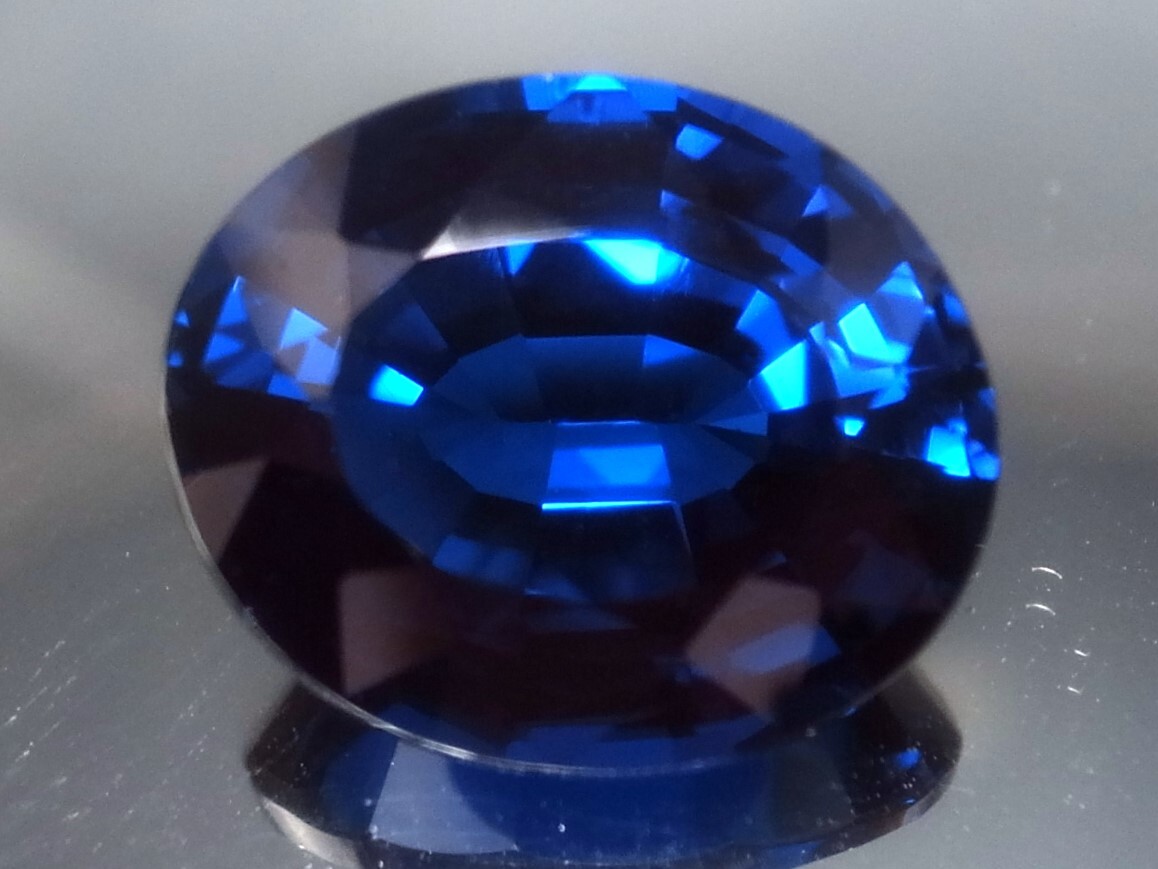 17.88ct 新品・テリ凄 インディコライトトルマリンカラー・合成スピネル_画像4