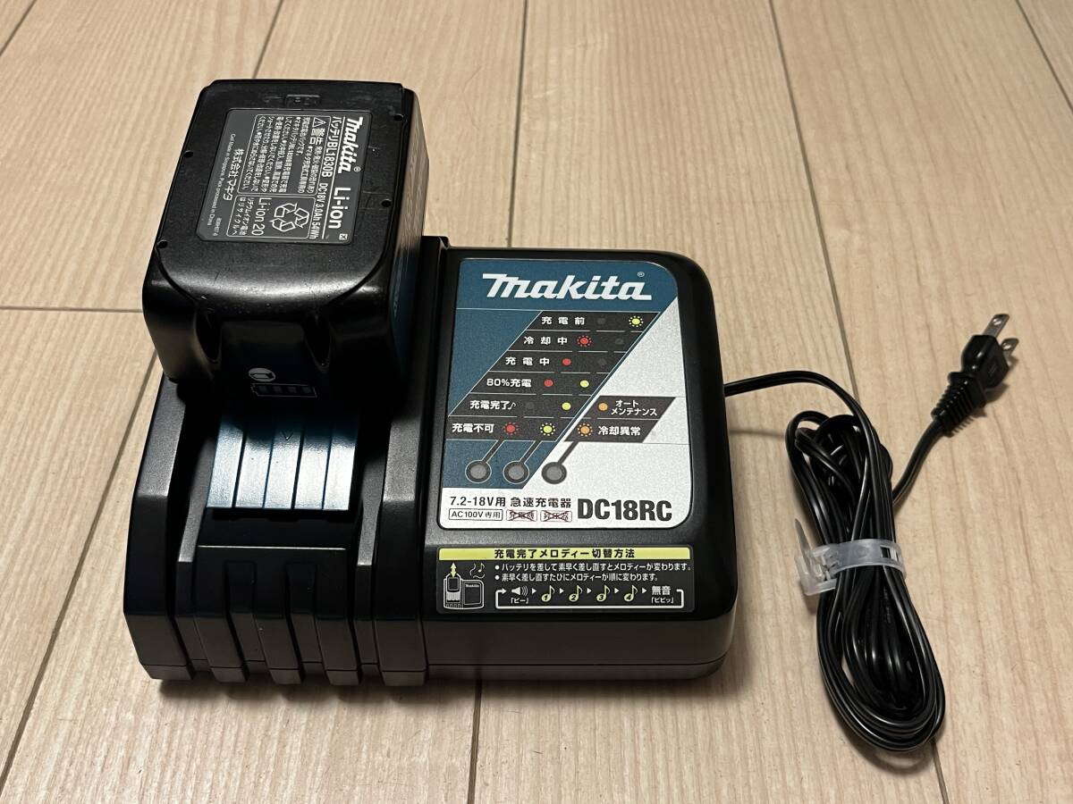  Makita 18V( vacuum cleaner & battery set )[ CL281FD / BL1830B / DC18RC ]