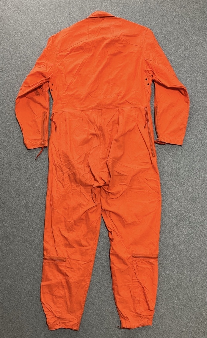 [ бесплатная доставка ]1970 годы старый запад Германия ВВС полетный костюм ( комбинезон * orange *K-2B модель *L* б/у товар среднего качества )