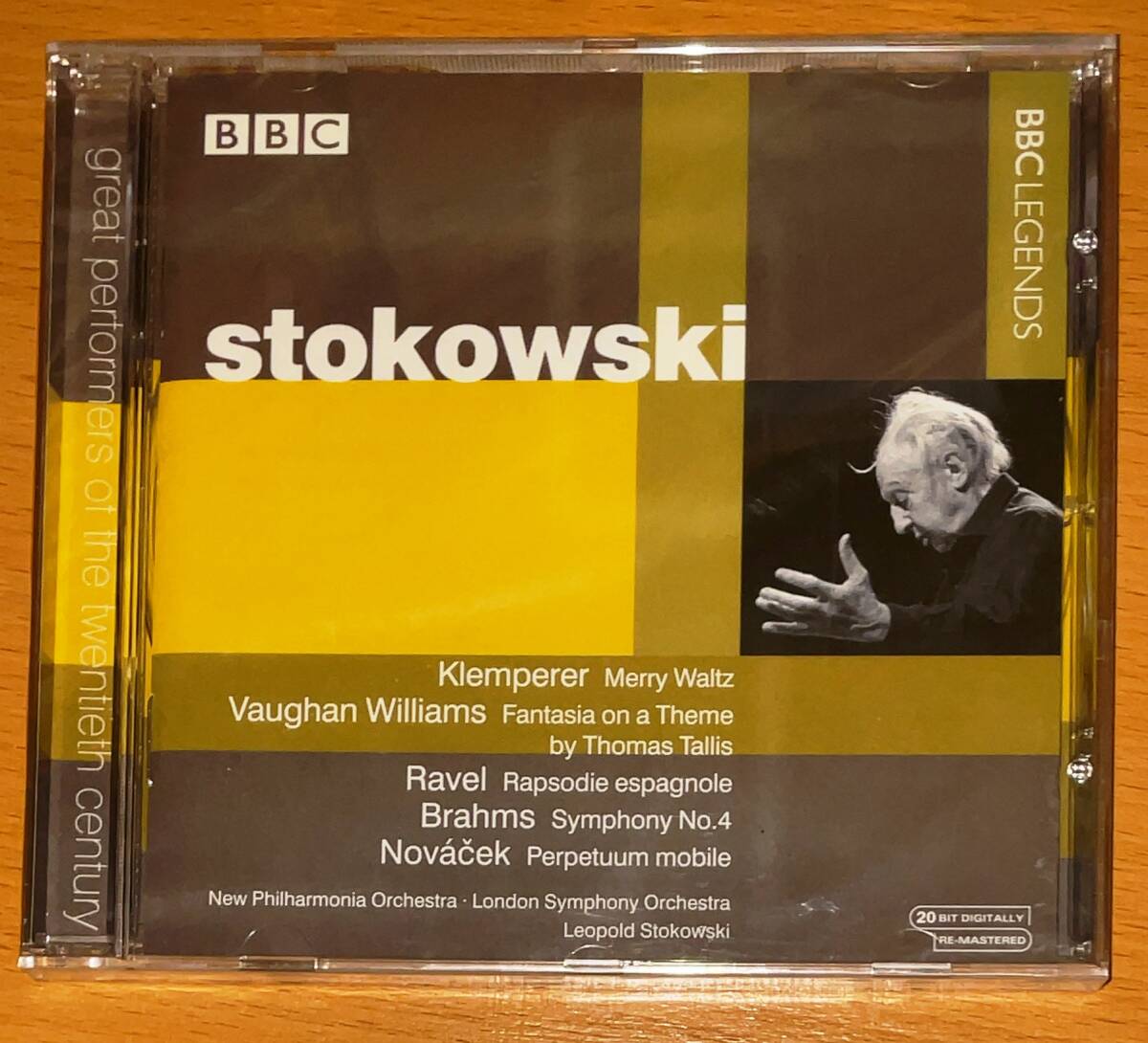 【未開封 極上】ストコフスキー(指揮)ブラームス：交響曲第4番/クレンペラー/ヴォーン・ウィリアムズ/ラヴェル、他《希少盤 》1964, 1974の画像1
