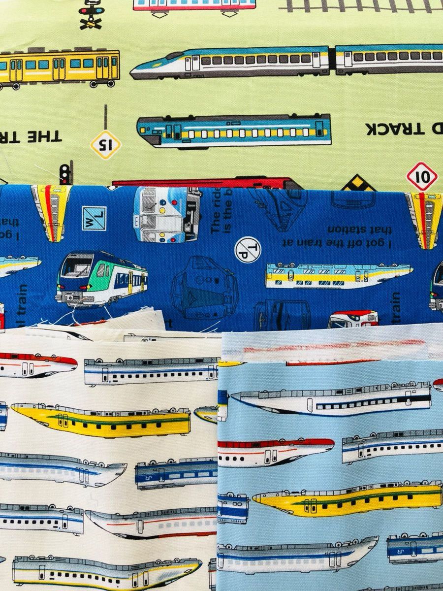 保育園幼稚園ランチョンマット25×3cm 3枚新幹線電車