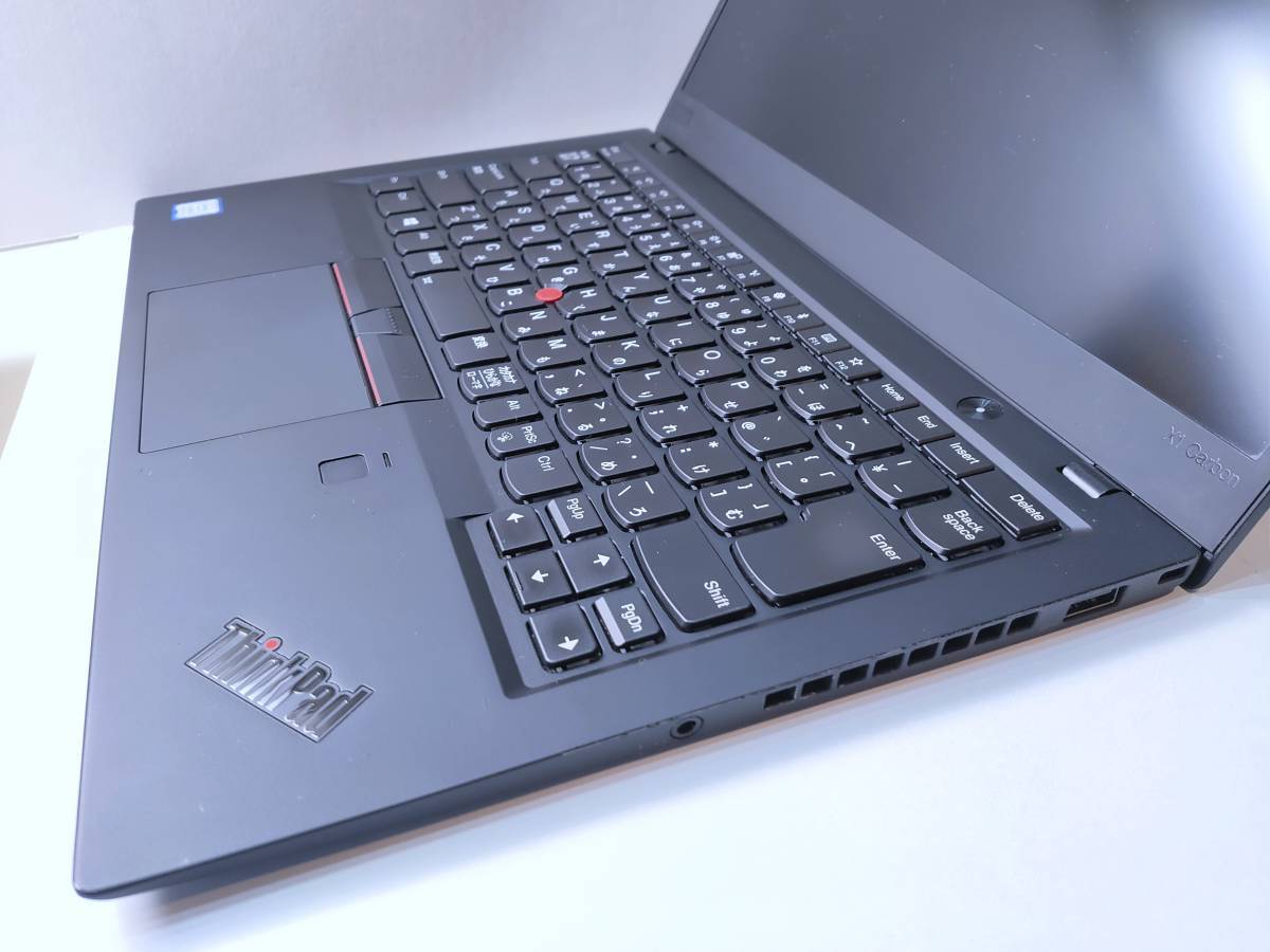 ThinkPad X1 Carbon 6th Gen☆第8世代Core i5-8250U☆Full-HD IPS液晶☆Nvme SSD☆Webカメラ☆指紋認証☆Win11Pro☆MS Office の画像6