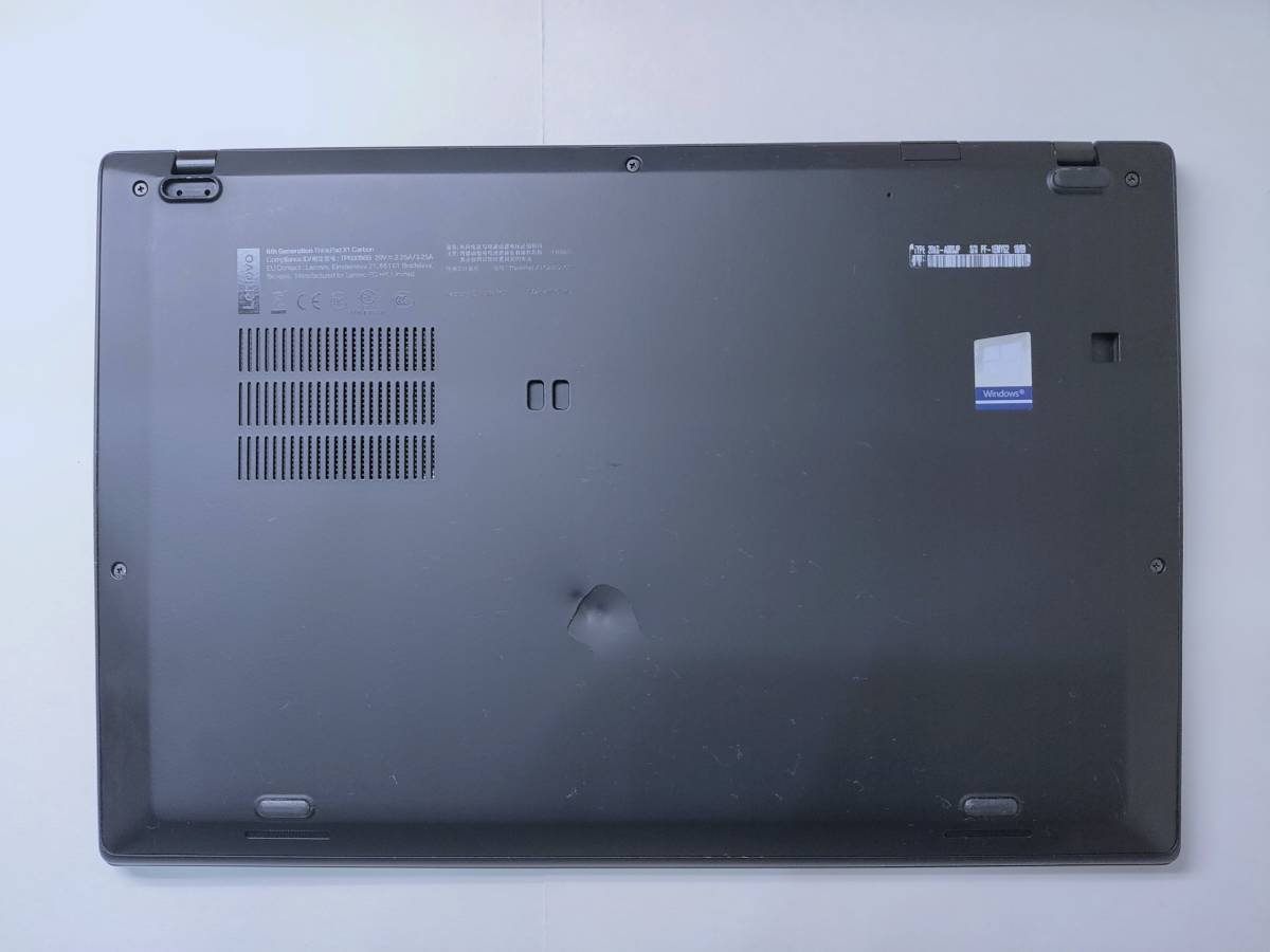 ThinkPad X1 Carbon 6th Gen☆第8世代Core i5-8250U☆Full-HD IPS液晶☆Nvme SSD☆Webカメラ☆指紋認証☆Win11Pro☆MS Office _画像8
