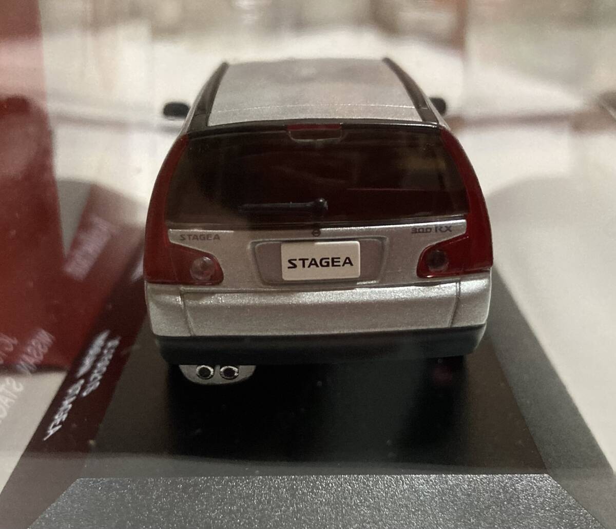 京商 1/43 NISSAN STAGEA RX SILVER_画像6