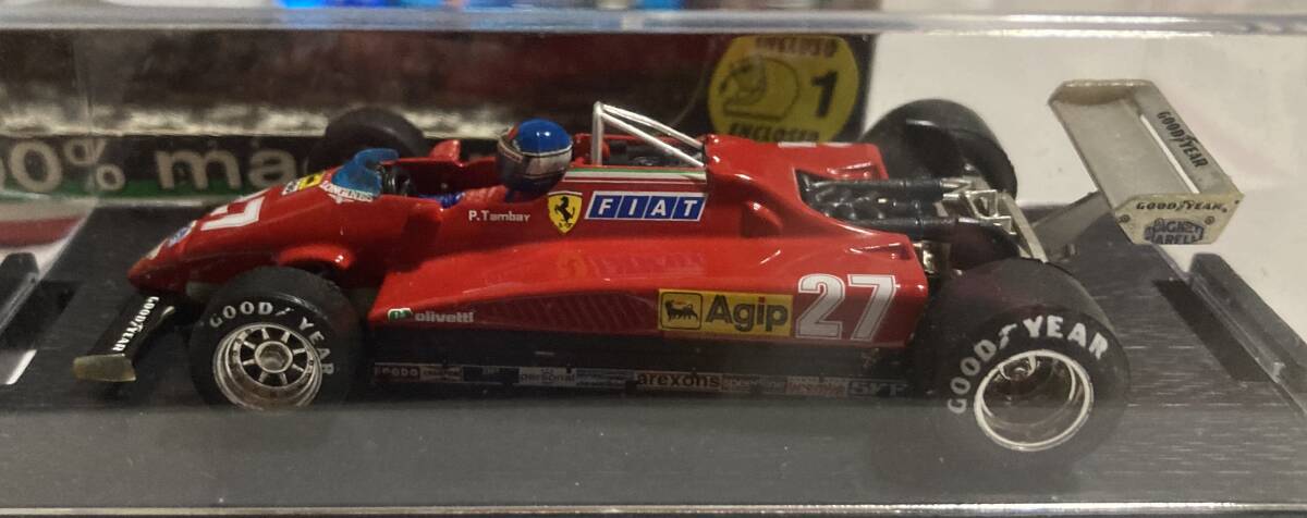 ブルム brumm 1/43 Ferrari フェラーリ 126C2 G.P.Italia イタリアGP 1982 P.タンベイ_画像3