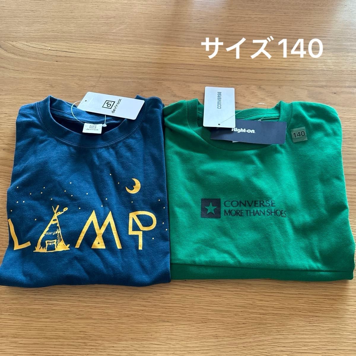 新品　デビロック　ライトオン　コンバース　トップス　Tシャツ　140