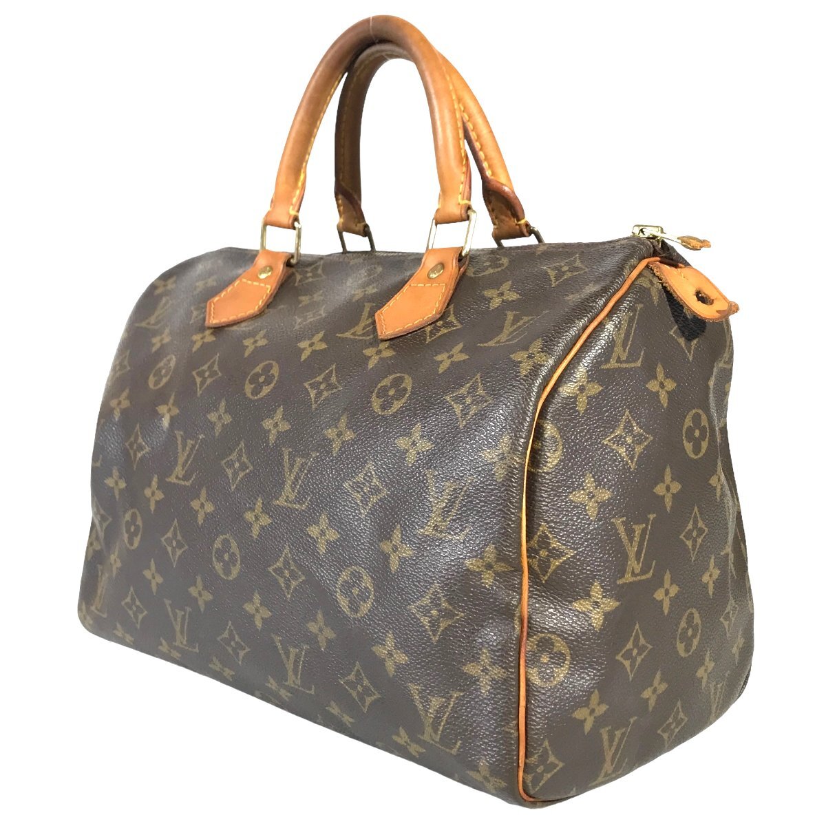 1円～ ルイヴィトン Louis Vuitton バッグ ハンドバッグ スピーディ30 M41526 TH1001 モノグラム レザー ブラウン 中古_画像3