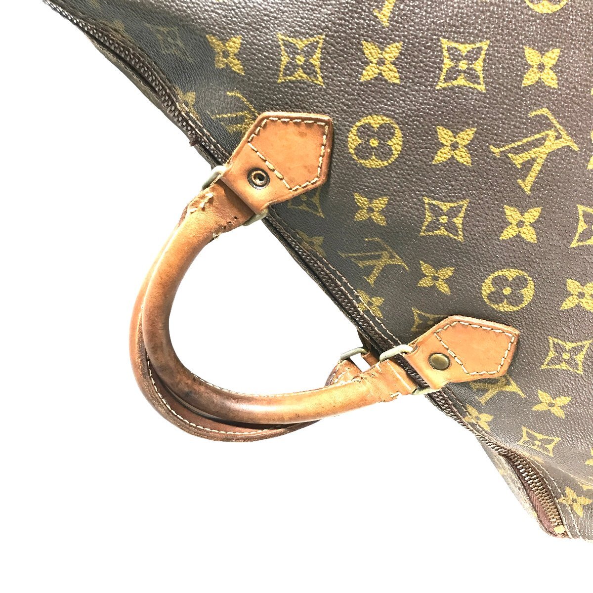 1円～ ルイヴィトン LOUIS VUITTON バッグ ボストンバッグ ハンドバッグ モノグラム スピーディ40 M41522 レザー ブラウン 中古の画像5