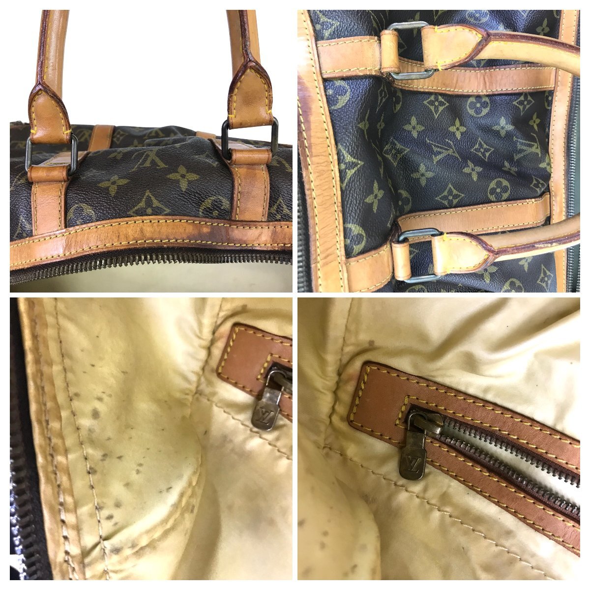 【1円～】ルイヴィトン LOUIS VUITTON バッグ ボストンバッグ サックスポーツ M41444 モノグラム 中古の画像8