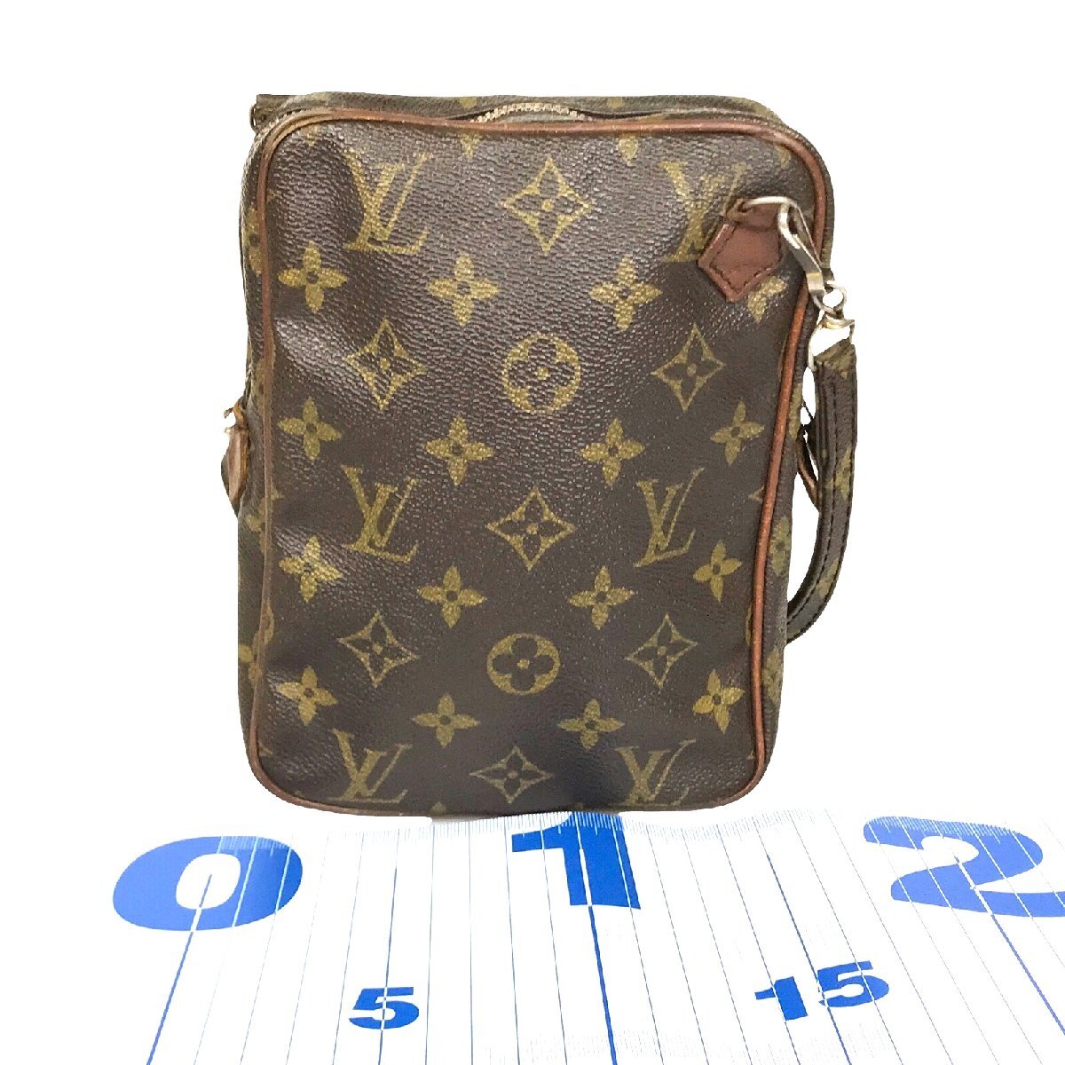 【1円～】 ルイヴィトン Louis Vuitton バッグ ショルダーバッグ レザー モノグラム ダヌーブ M45266 ブラウン 中古の画像4