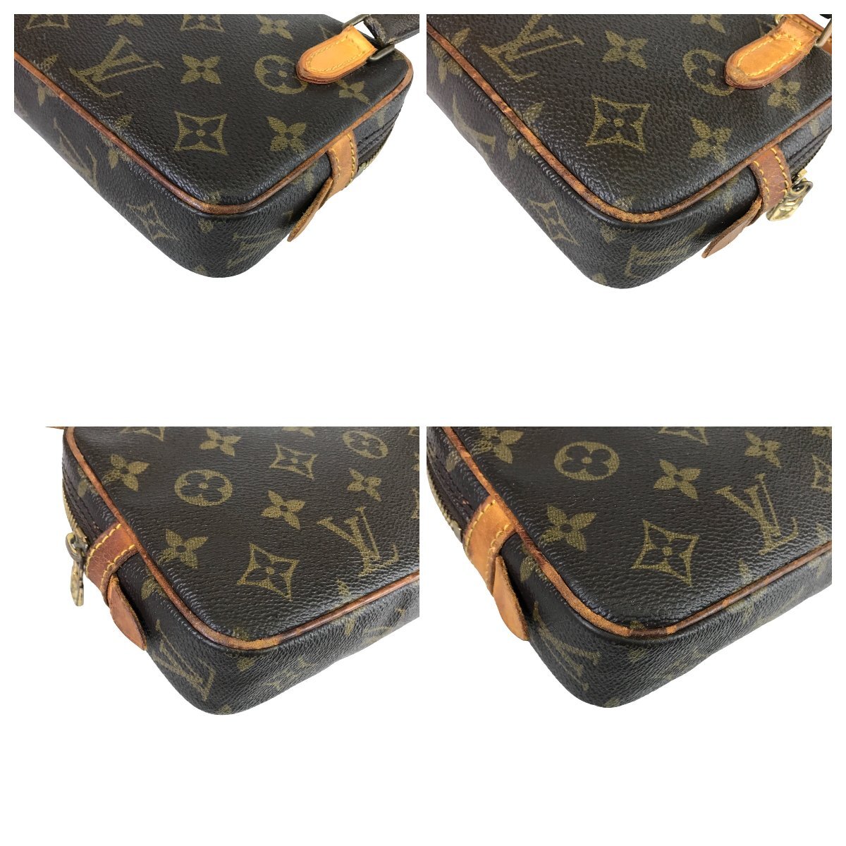 【1円～】 ルイヴィトン LOUIS VUITTON ショルダーバッグ モノグラム マルリーバンドリエール M51828 TH0941レザー ブラウン 中古の画像10