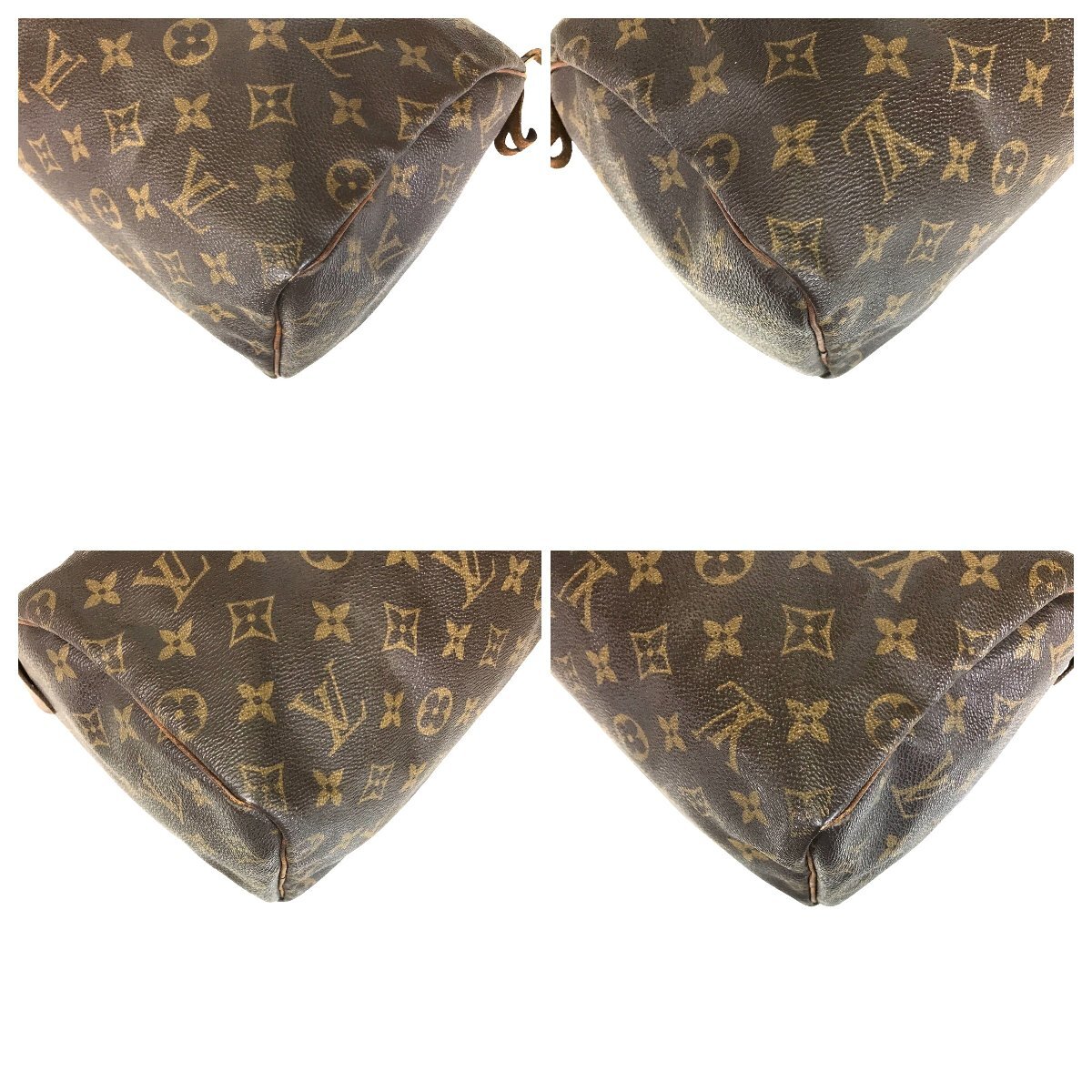 【1円～】 ルイ・ヴィトン LOUIS VUITTON ハンドバッグ ミニボストン スピーディ25 M41528 SP0925 モノグラム レザー ブラウン 中古_画像9