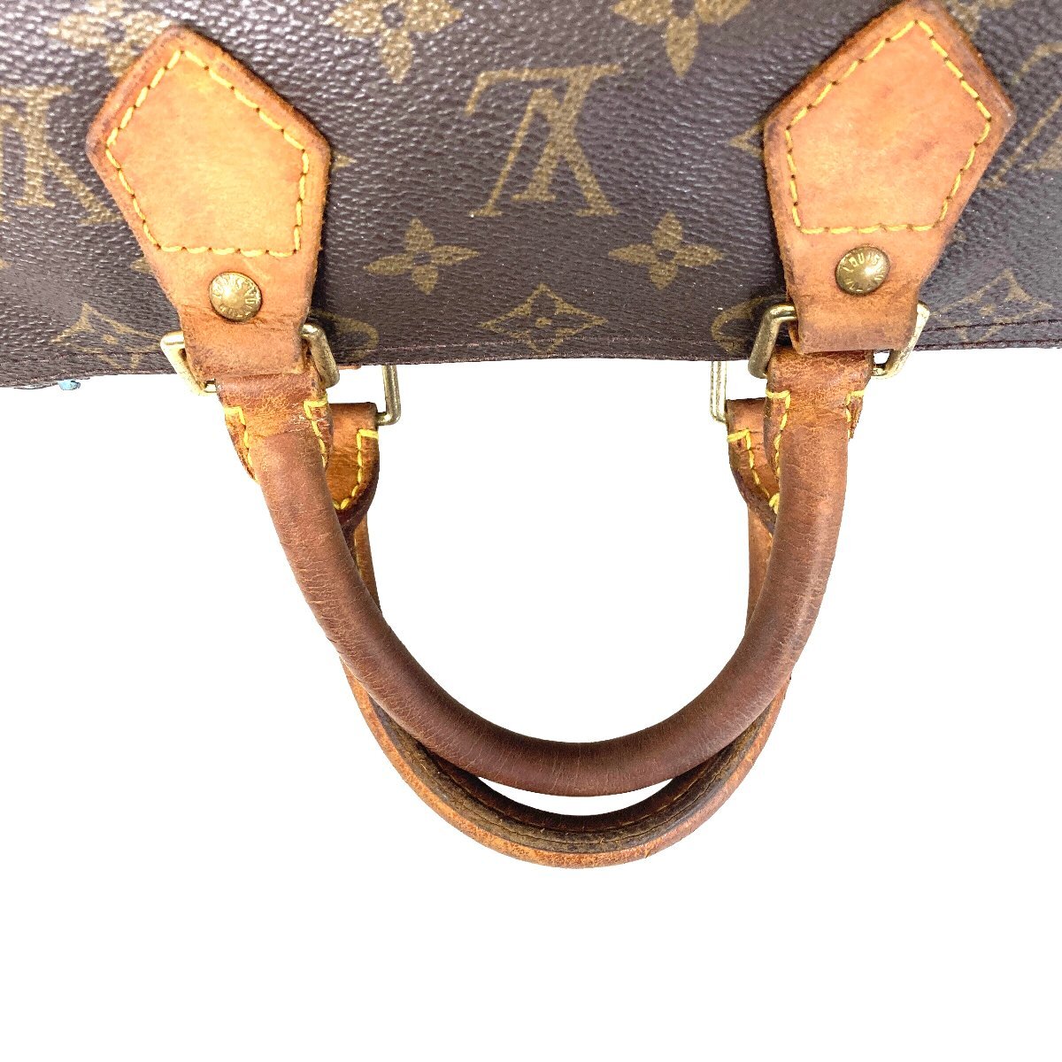 【1円～】ルイヴィトン LOUIS VUITTON バッグ ハンドバッグ ボストンバッグ モノグラム スピーディ25 M41528 SP1000 レザー ブラウン 中古_画像5