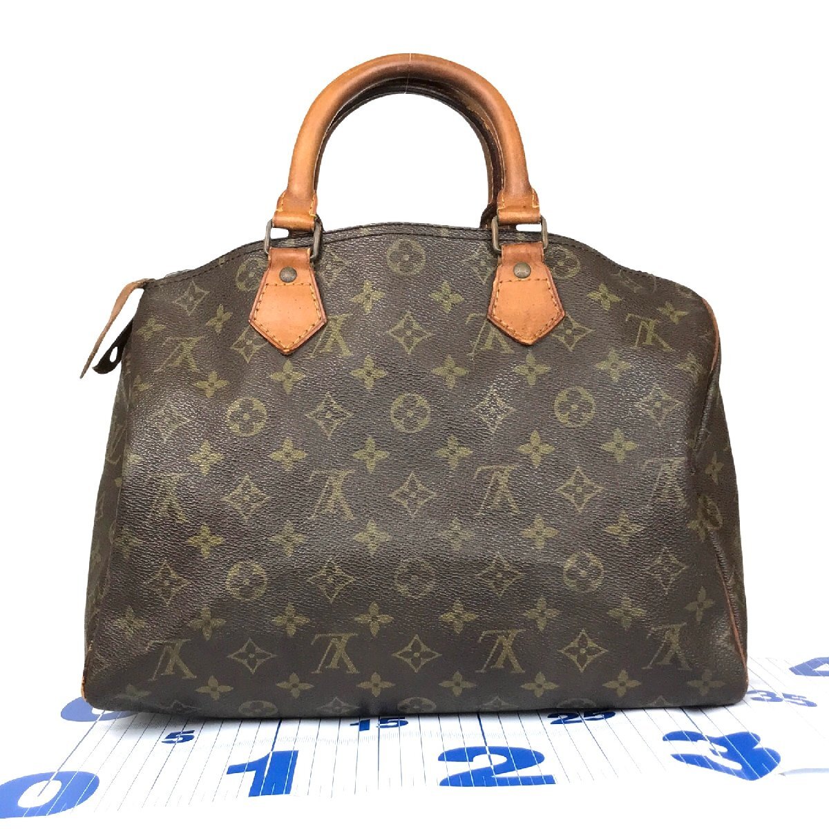 【1円～】 ルイヴィトン Louis Vuitton バッグ ハンドバッグ ボストンバッグ スピーディ30 M41526 モノグラム レザー ブラウン 中古_画像4