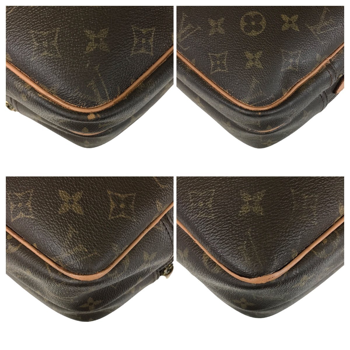 【1円～】 ルイヴィトン LOUIS VUITTON バッグ ショルダーバッグ リポーター M45254 SP0040 モノグラム PVC レザー ブラウン 中古_画像10