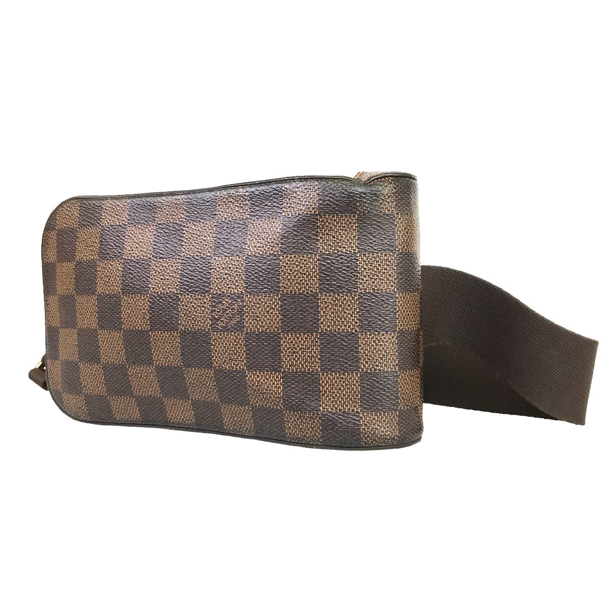 【Ⅰ円～】ルイヴィトン Louis Vuitton バッグ ウエストバッグ ジェロニモス エベヌ レザー ダミエ N51994 UB2167 ブラウン 中古_画像1