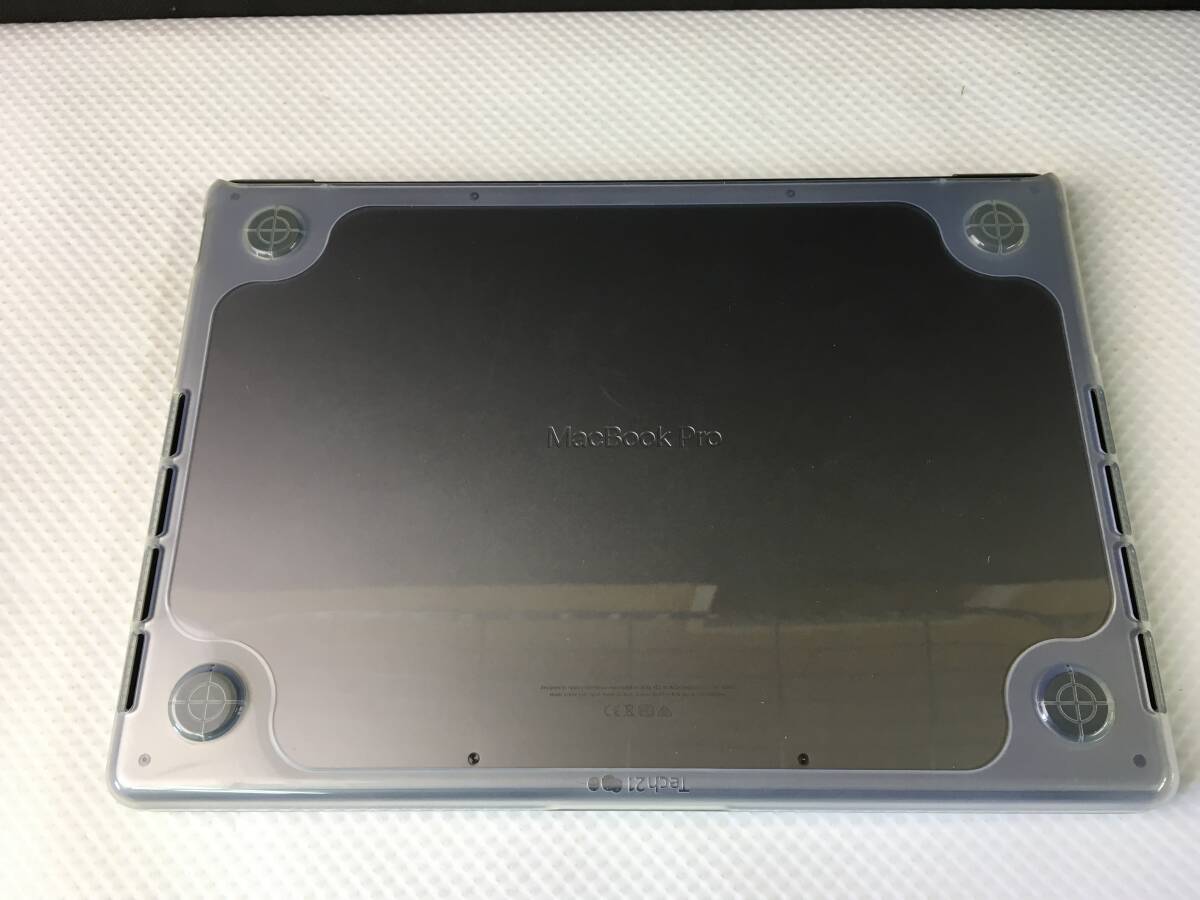 shQ805 送料無料 Apple Mac Book Pro 14インチ スペースグレイ 16GB 8コア 512GB 14コア MKGP3J/A A2442 初期化済 2021年製_画像5