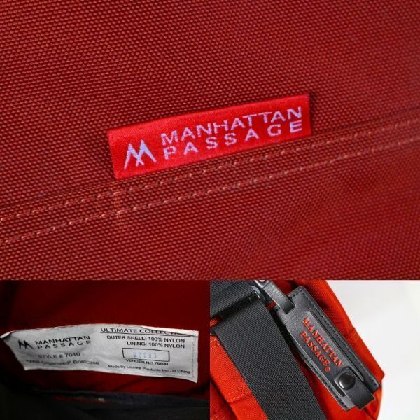 Manhattan Portage マンハッタンポーテージ ヴェルオーガナイスト ブリーフケース バッグ バック ビジネス 橙 オレンジ メンズ [611769]_画像8