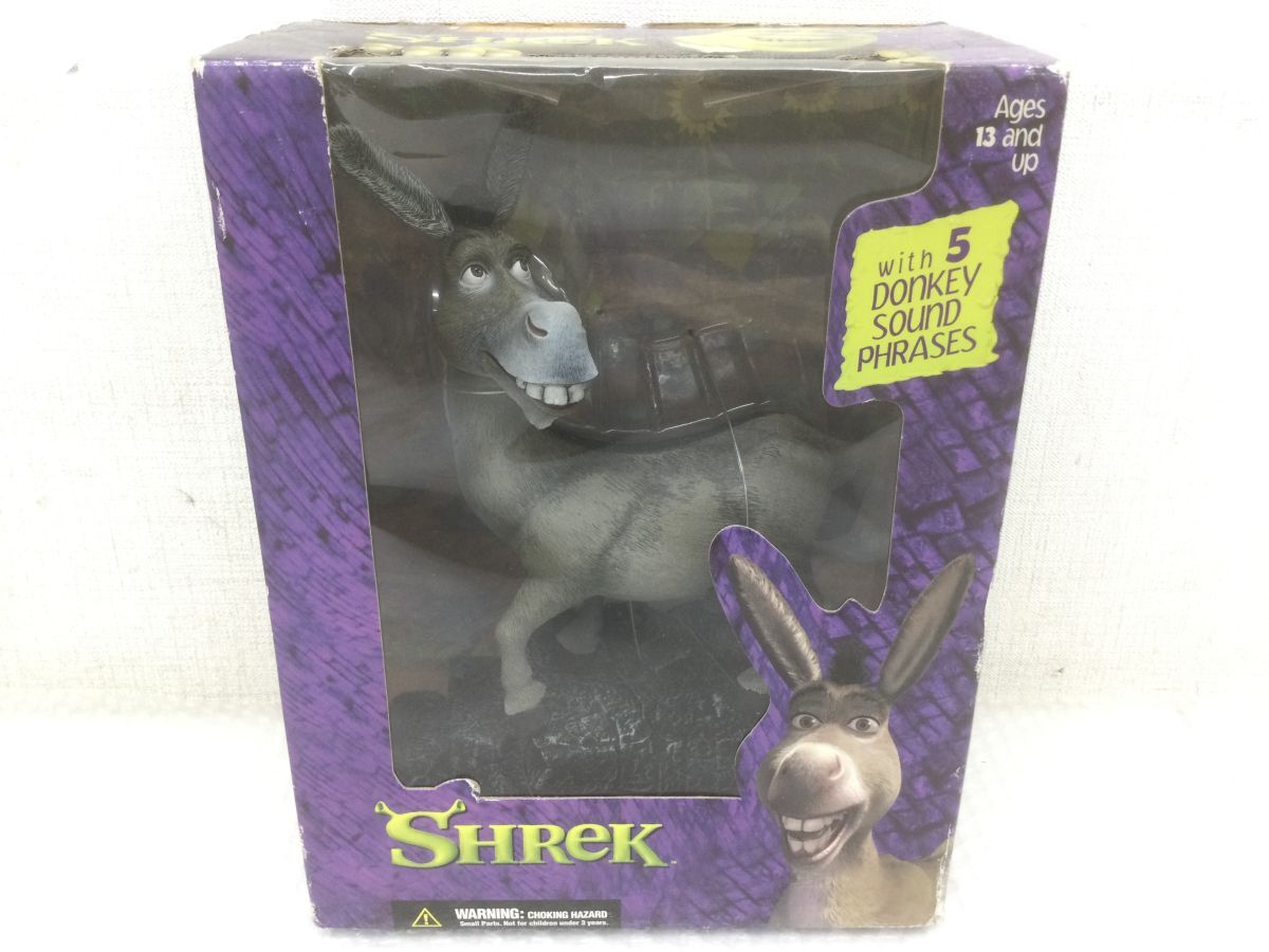 KG021-100【未開封保管品】マクファーレン トイズ シュレック ドンキー フィギュア SHREK with5 Donkey sound phrases/レアt_画像1