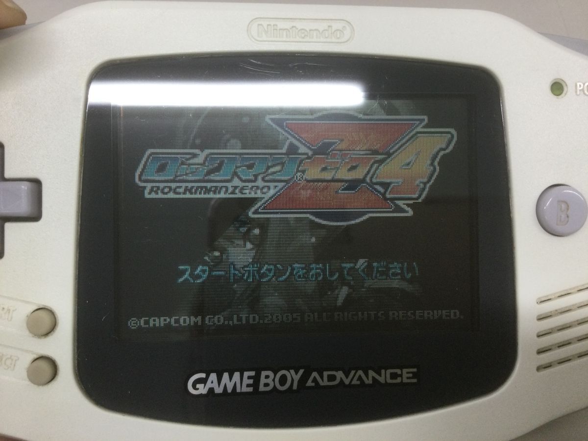 D658-60[ электризация рабочее состояние подтверждено ]Nintendo( Nintendo ) Game Boy Advance GBA AGB-001 корпус белый GAME BOY ADVANCE/t