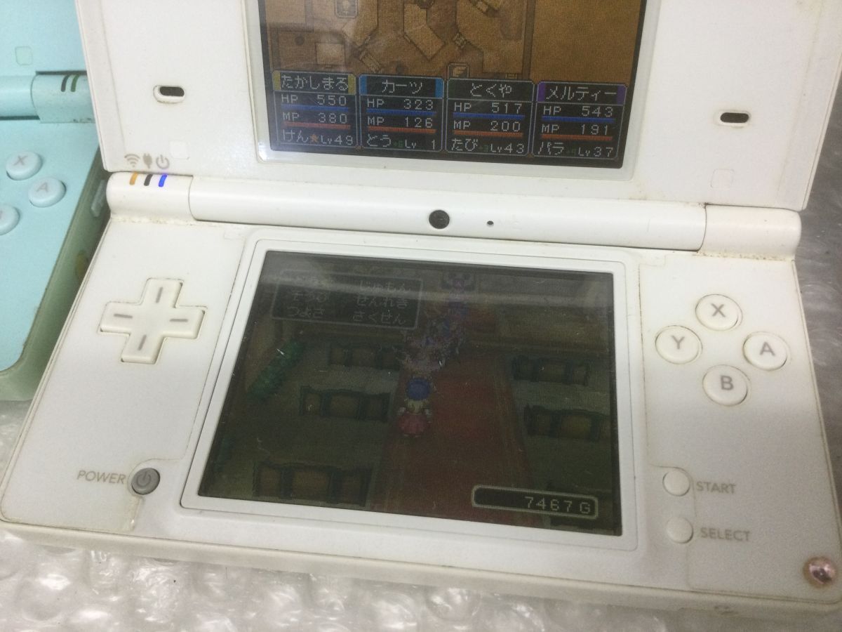 D745-60[DS свет I корпус электризация рабочее состояние подтверждено 3 шт. суммировать ] Nintendo Nintendo DSI корпус USG-001 TWL-001 розовый белый / игра машина t
