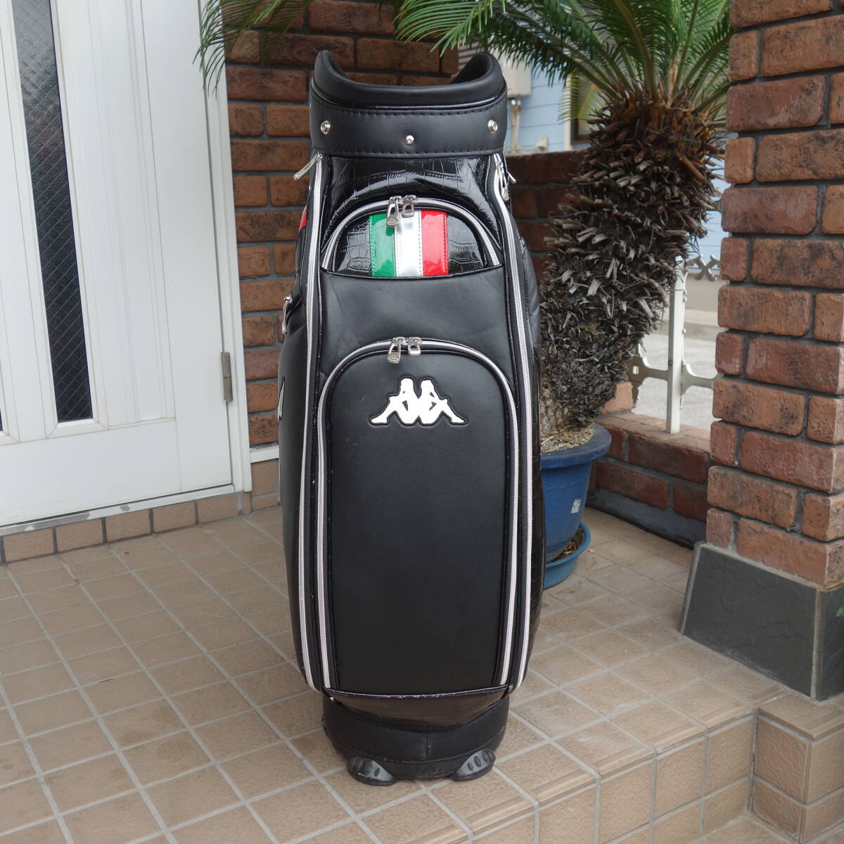 ★ カッパ KAPPA GOLF KG718BA01 ITALIA 3点式 キャディバック プロモデル 9.5型！ ★_画像4