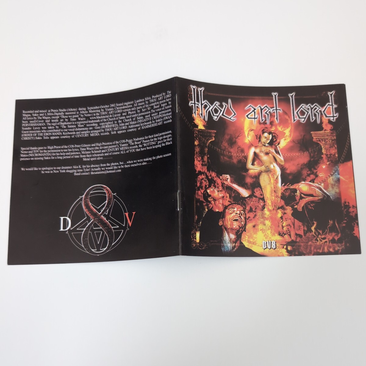 THOU ART LORD　Greece　Black Heavy Metal　ブラックメタル　ヘヴィメタル　輸入盤CD　3rd_画像3