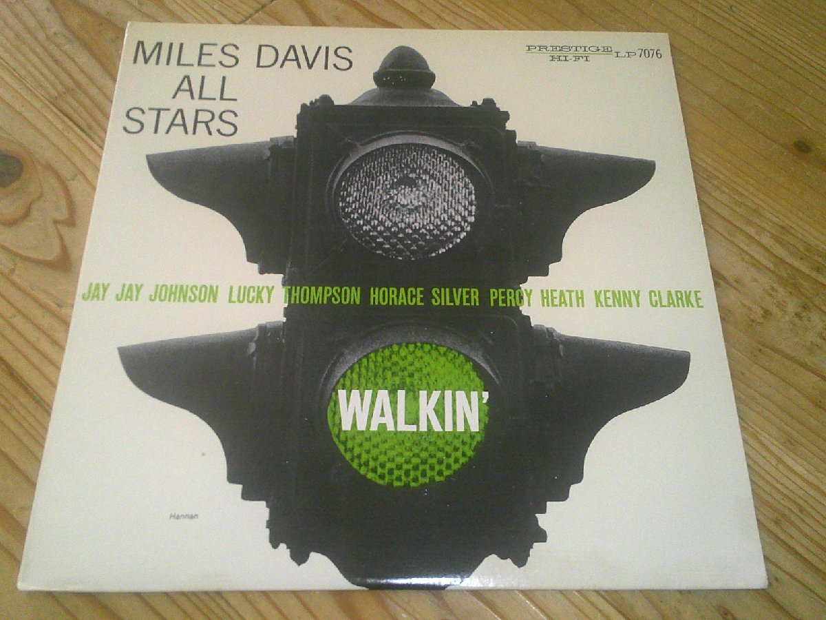 LP：MILES DAVIS ALL STARS WALKIN' マイルス・デイビス_画像1