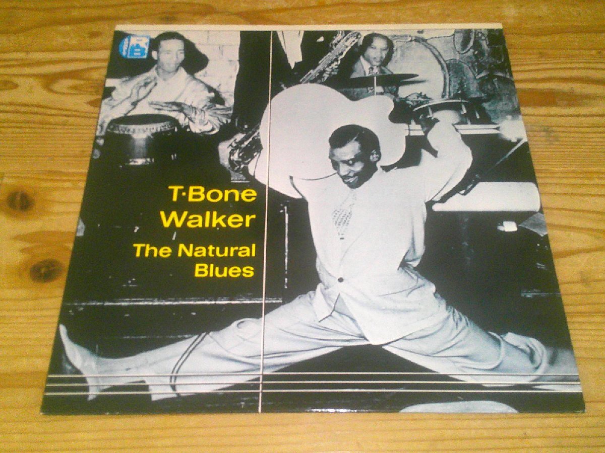 LP：T-BONE WALKER THE NATURAL BLUES T-ボーン・ウォーカー：18曲：EEC盤_画像1