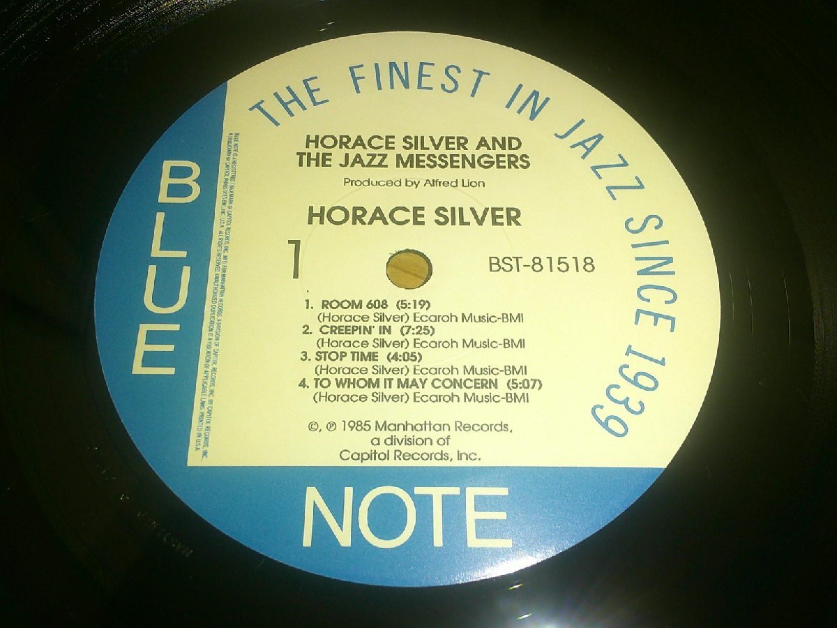 LP：HORACE SILVER AND THE JAZZ MESSENGERS ホレス・シルヴァー&ザ・ジャズ・メッセンジャーズ：US盤：BLUE NOTE：DMM：TELDEC_画像2