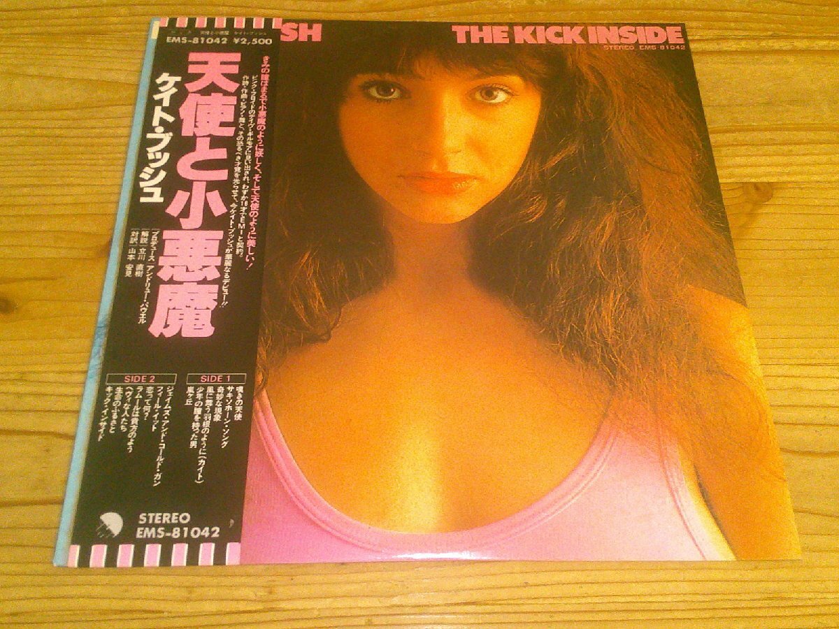 LP：KATE BUSH THE KICK INSIDE 天使と小悪魔 ケイト・ブッシュ：帯付_画像1