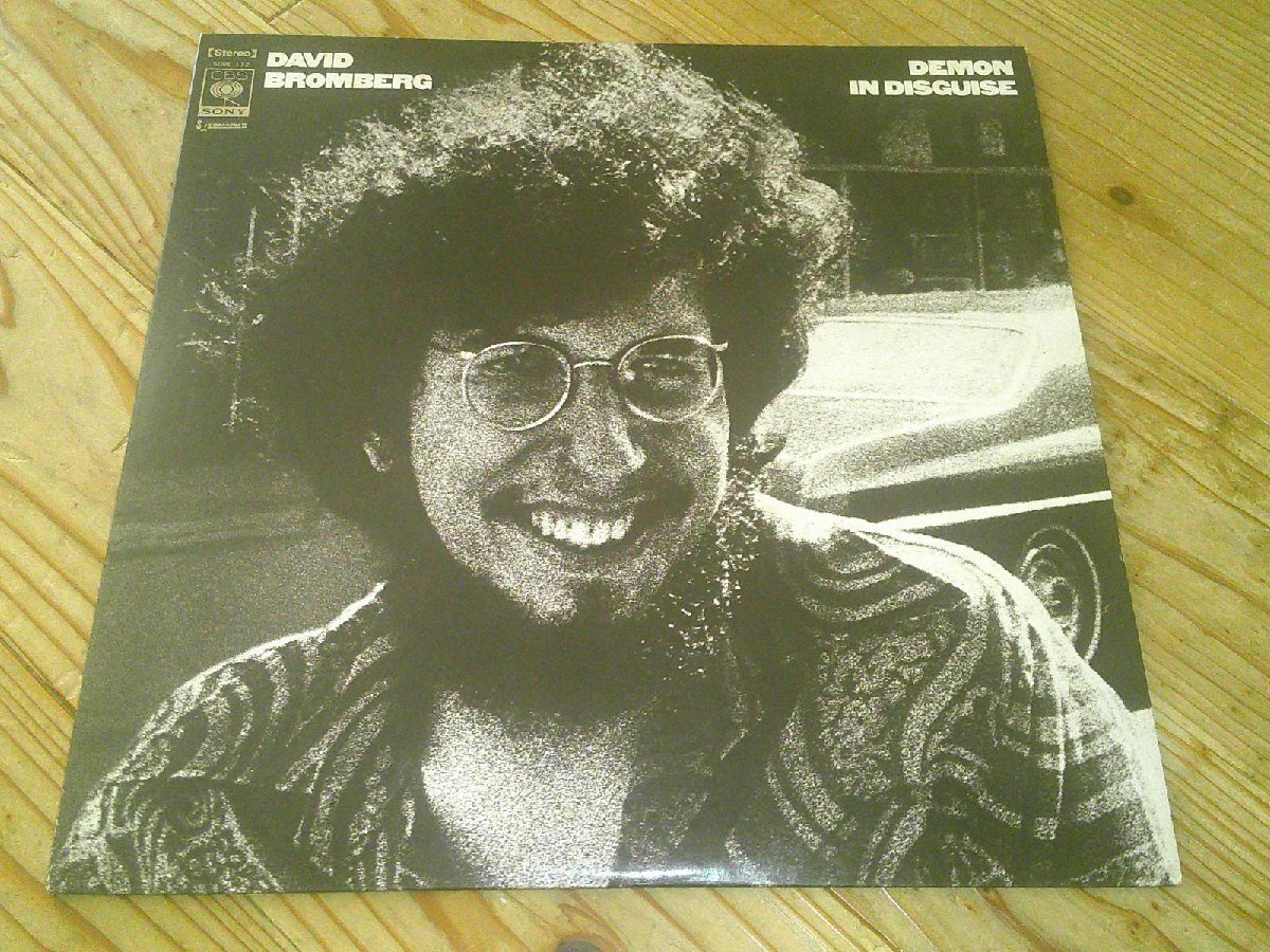 LP：DAVID BROMBERG DEMON IN DISGUISE 変装した悪魔 デビッド・ブロムバーグ_画像1