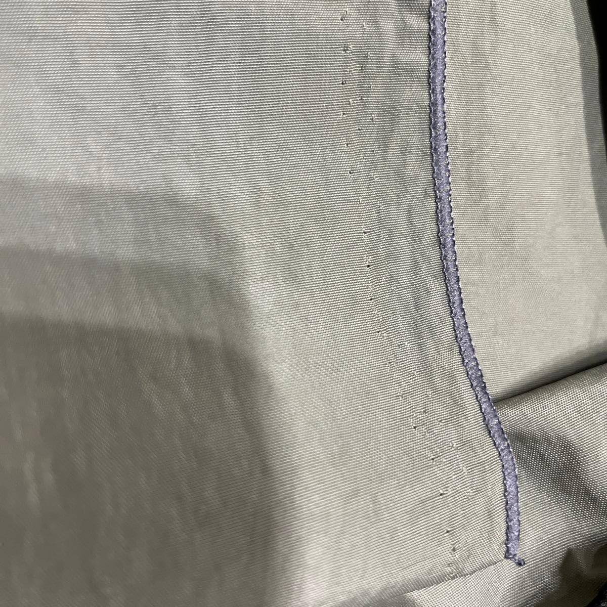 レディース 刺繍 エコバッグ Ｌ カーキ ナイロン