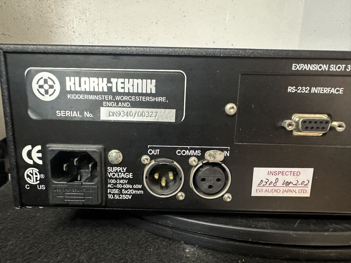 KLARK TEKNIK クラークテクニックDN9340 HELIX デジタルイコライザーの画像7