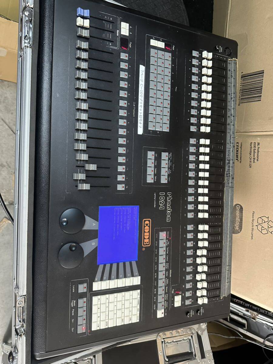 Phantom 1024 ライティングコントローラー ※ジャンク品 Yahoo!オークション - CODE PHANTOM 1024 照明卓 動作未確認ジャンク