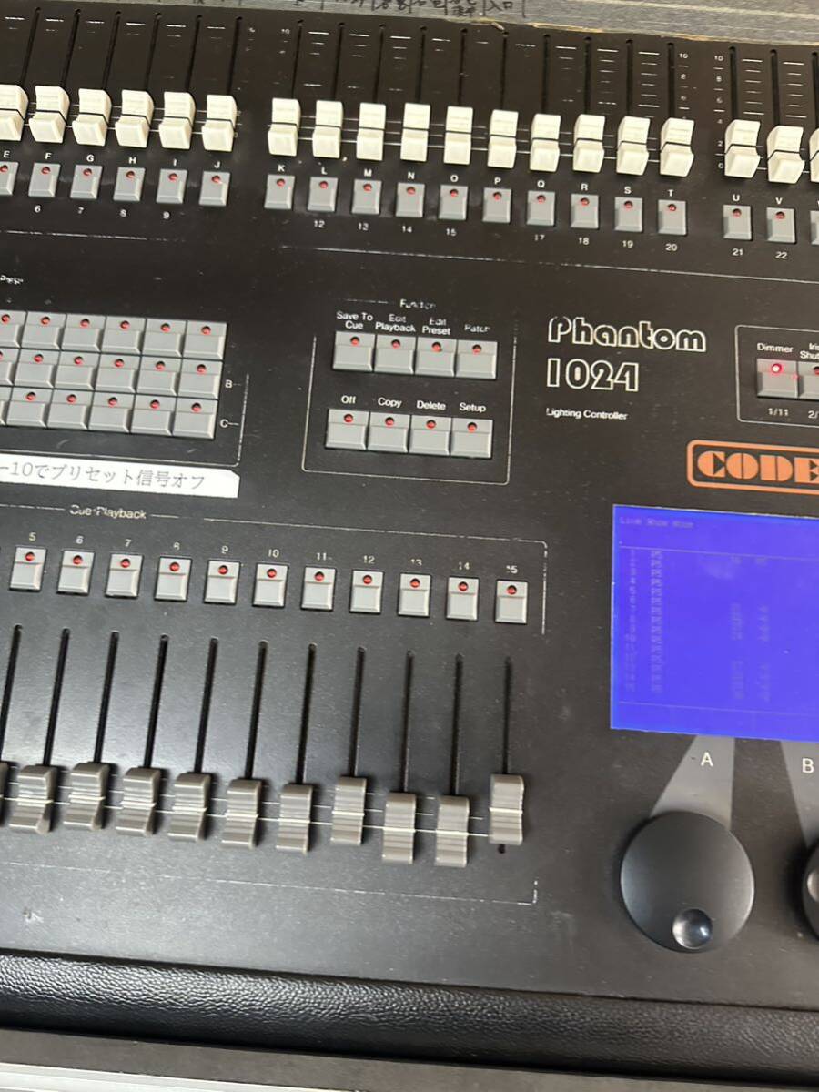 Phantom 1024 ライティングコントローラー ※ジャンク品 Yahoo!オークション - CODE PHANTOM 1024 照明卓 動作未確認ジャンク